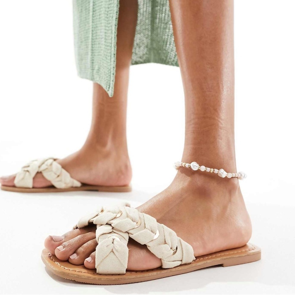 ASOS womens slides size 8